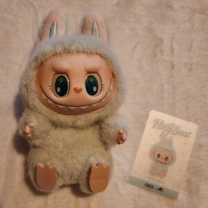 POP MART THE MONSTERS QuQu Have A Seat Vinyl Plush Pendent 💚